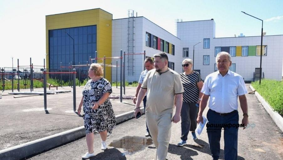 Под Уфой достраивают школу на 640 мест